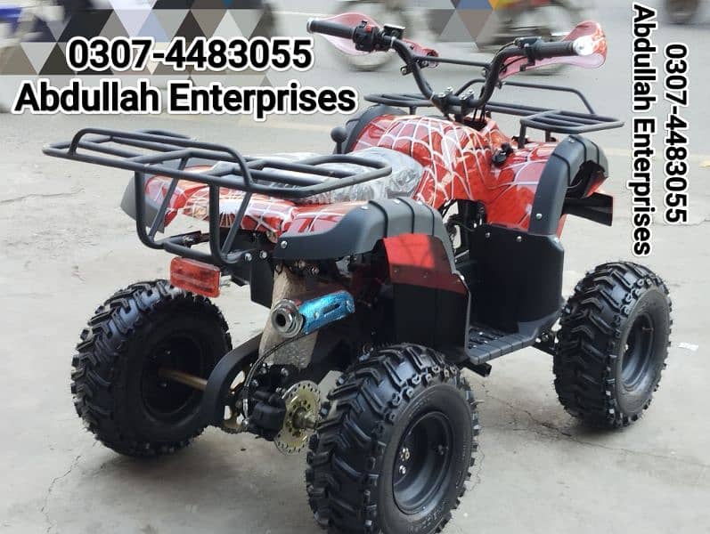 110cc model ATV quad bike 4 wheel with reverse gear Tyres for sale 6