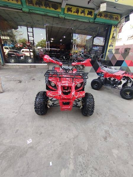 110cc model ATV quad bike 4 wheel with reverse gear Tyres for sale 8