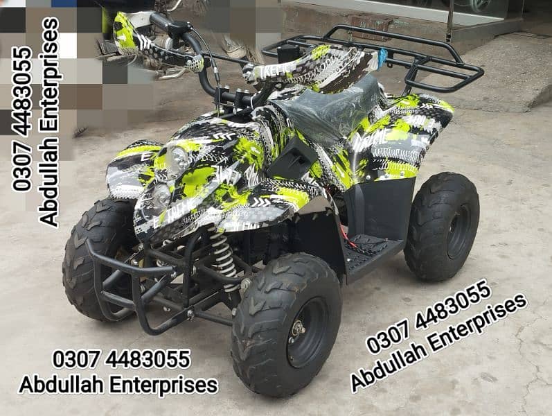 72cc Dubai import refurbished ATV quad bike for sell deliver all Pak 3