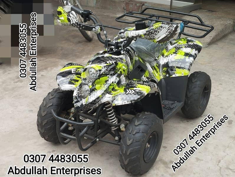 72cc Dubai import refurbished ATV quad bike for sell deliver all Pak 5