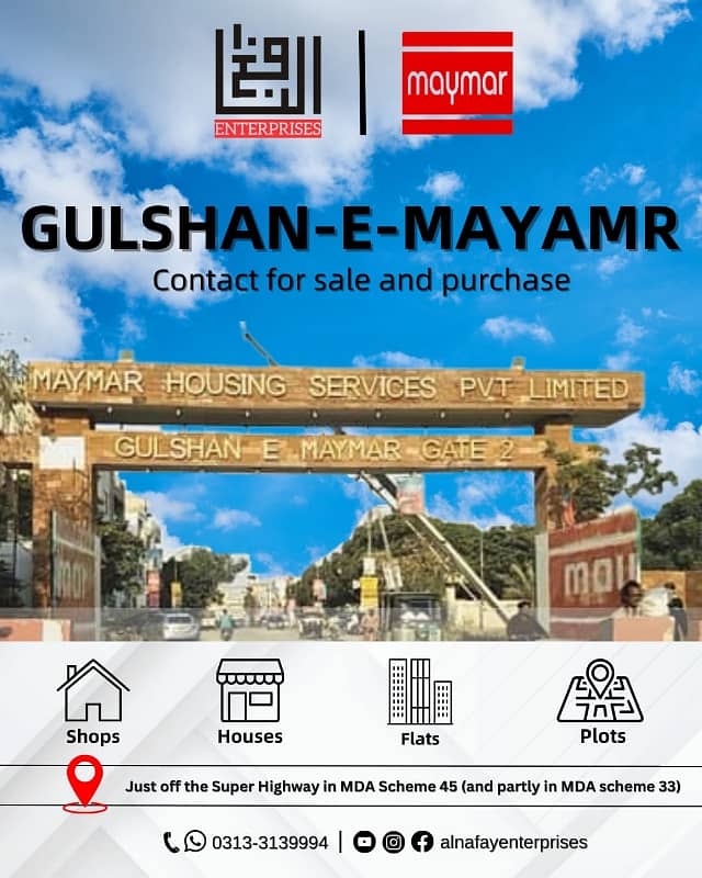 200 Yard G+1 House for Sale in Gulshan-e-Maymar 1