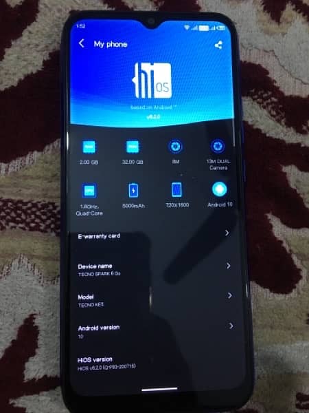 Urgent Sale!! 10k me dena h is se kam nhi Tecno spark 6 go 03106648980 4