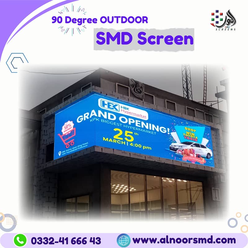 OUTDOOR SMD | INDOOR SMD | WATER PROOF SMD SCREEN | HIGH BRIGHT 13