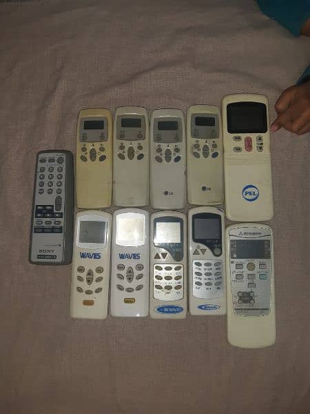 Mitsubishi, PEL, Waves, LG AC remote and Sony tape remote 7