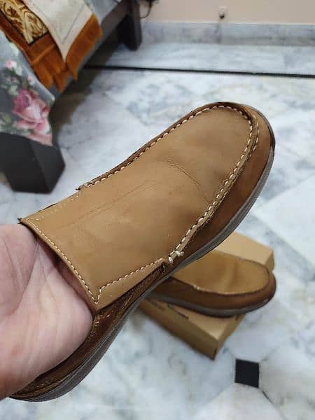 Bata leather shoes size 8" 4