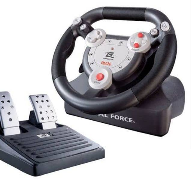 Rumbel steering Wheel PC , Playstation. 2 ,3,4 0