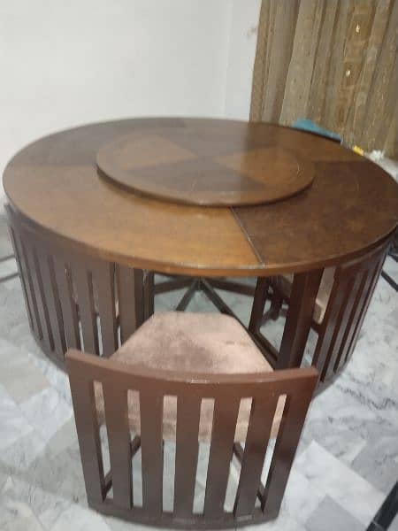 dining table/ 8 seater/8 chairs/eight seater dining/round dining table 2