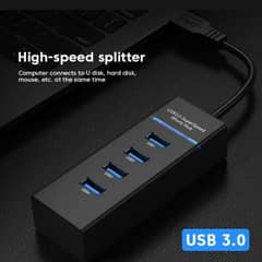 HIGH SPEED 5GBPS USB 3.0 Hub 4 Ports Extension 0