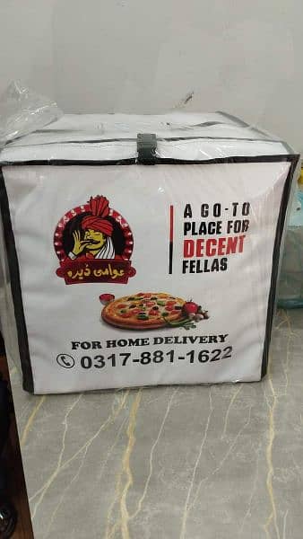 Delivery Bag's Pizza/Burger/Grocery's & other food// pizza oven 4