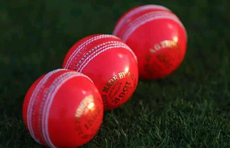 Pink & Red & White  cricket Ball available Top Quality 9