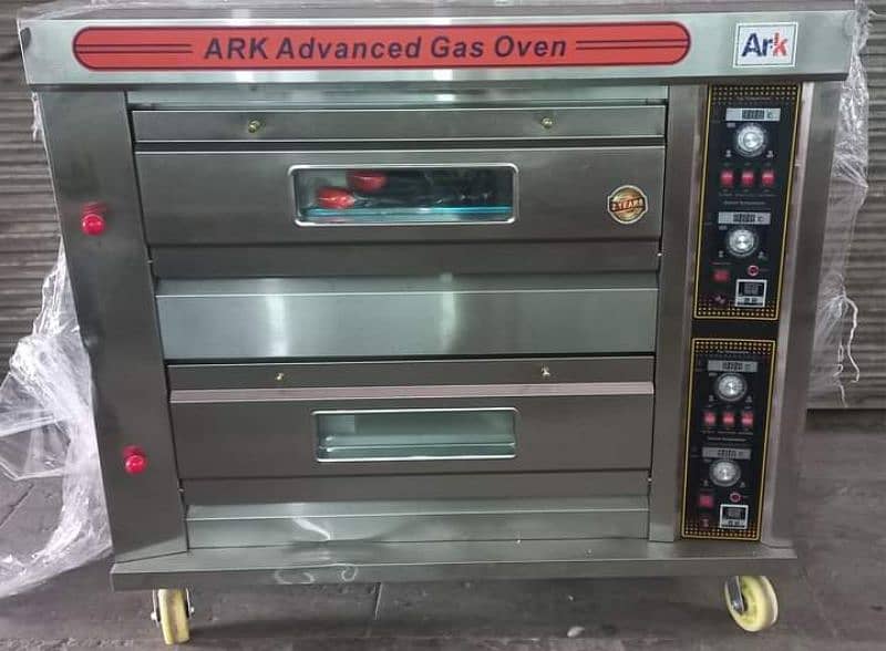 Commercial Bakery Baking Convection Oven's/ Double deck pizza oven 2