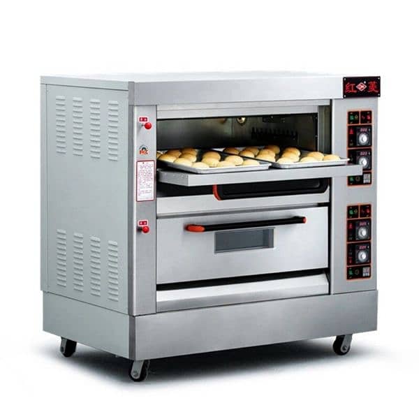 Commercial Bakery Baking Convection Oven's/ Double deck pizza oven 3