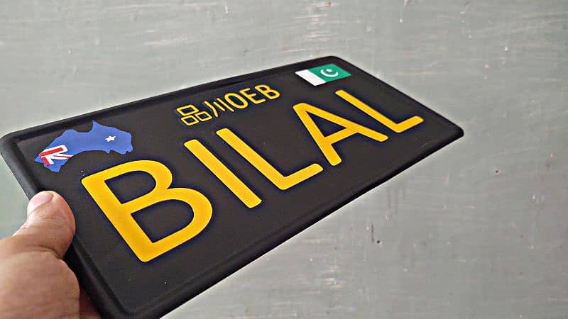 pital & silver number plates 03473599903 home delivery available 2