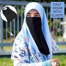 Half Hijab Niqab Patti