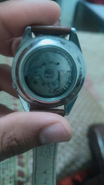 Original Seiko Automatic 21 jewel watch. 100% Mechanical watch for man 5