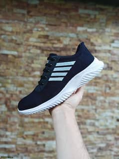 Men's Running Breathable Mesh Shoes-JF020, Black 0