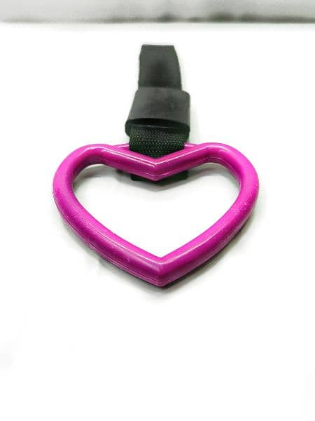 JDM Heart Shaped Car Handle Decorative Warning Ring for Rear Bumper 4