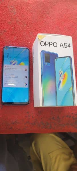 oppo a54 6/128 no any fault box available 03142585366 6