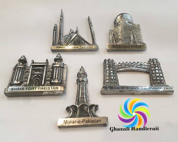 Fridge magnets . Pakistani monument fridge magnets . size 3 inches 4