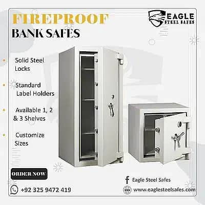 FIREPROOF BANK DEPOSIT LOCKERS, OFFICE SAFES,DIGITAL SAFES,FIRE EXIT 14