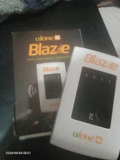 Ufone 4G Blaze unlock all sims work 03096626266