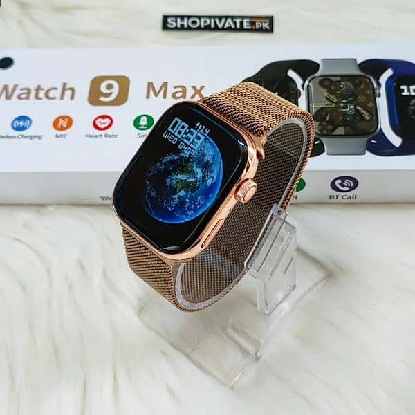 Watch 9 max colour Rose gold 1