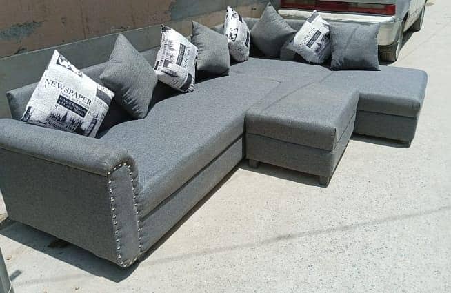 L shape sofaset/ sofa set/ Ramzan last offer 9