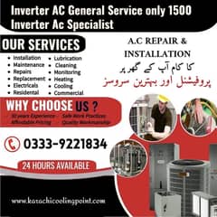 AC Service - AC Repair - AC Installation - Microwave - Fridge Repair