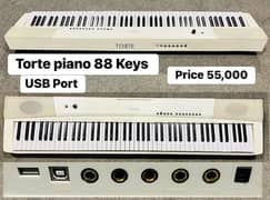 Digital piano hammer weighted 88 keys Keyboard Korg Casio Yamaha Kawai