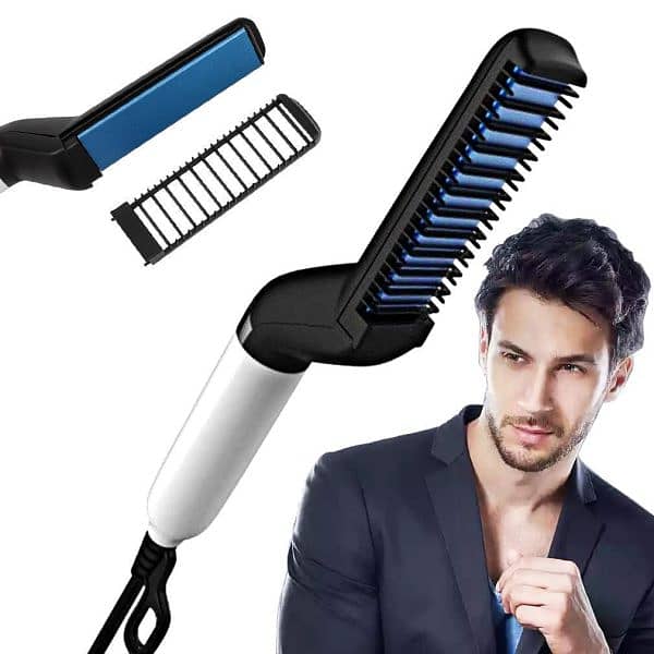 Multifunctional Hair Comb Brush Quick Hairstyle For Men 1