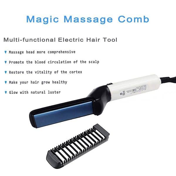 Multifunctional Hair Comb Brush Quick Hairstyle For Men 6