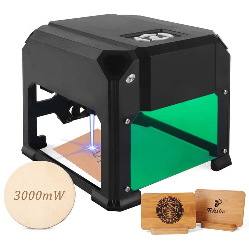 3000mw Laser Engraving Machine With Bluetooth Desktop Mini Laser Logo 0