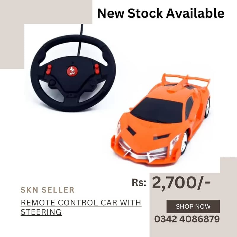 New Stock (Six Wheels Hand Gesture & Remote Control Stunt Car 2