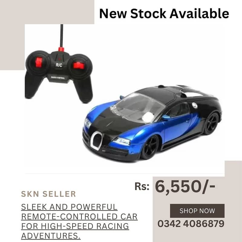 New Stock (Six Wheels Hand Gesture & Remote Control Stunt Car 4