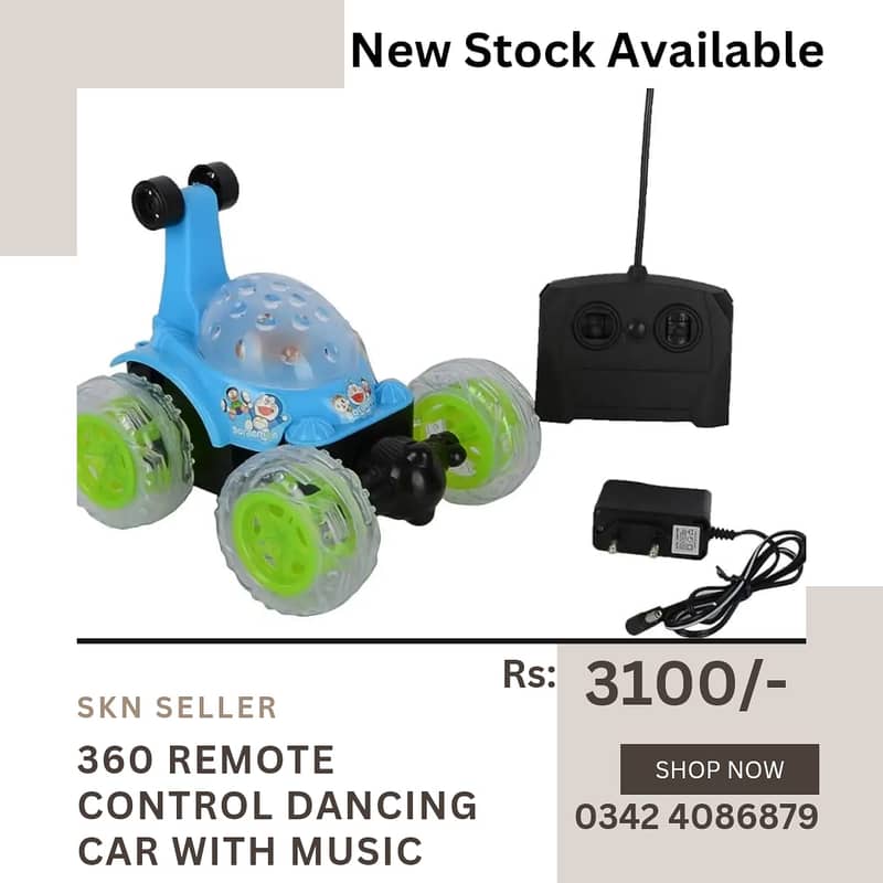 New Stock (Six Wheels Hand Gesture & Remote Control Stunt Car 5