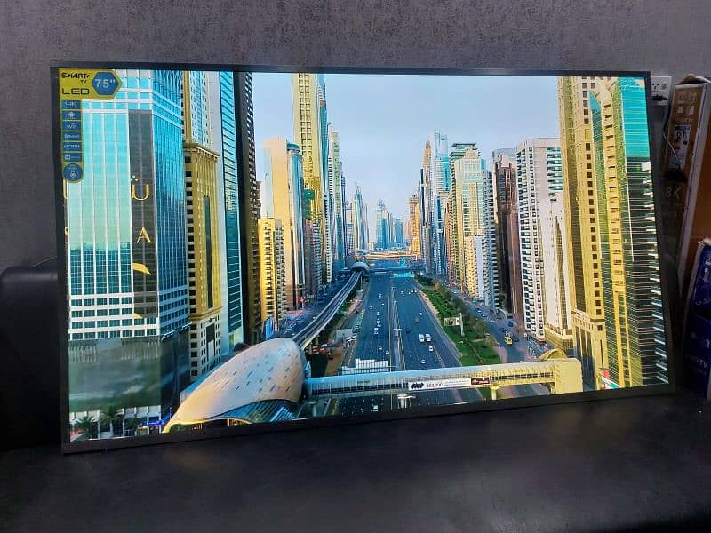 75 INCH Q LED SAMSUNG 4K + 8K LATEST MODEL FREE DELIVERY 03221257237 3