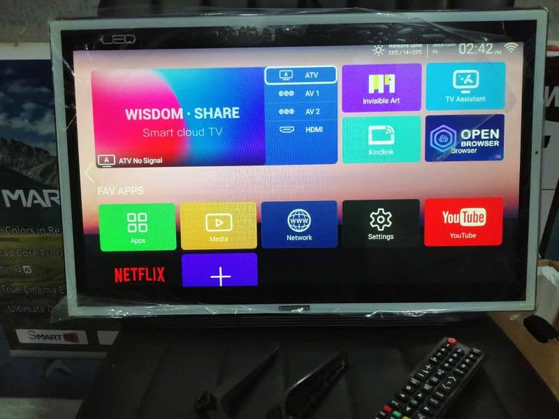 24  INCH ANDROID VER 4K UHD Q LED LATEST MODEL. 03374872664 0