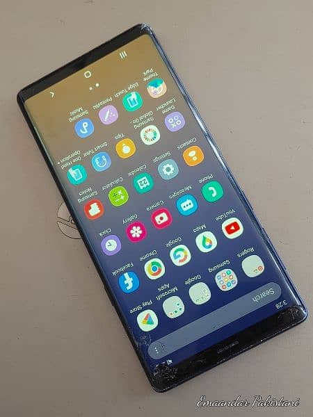 Samsung Galaxy Note 9 Without Sim Glass Crack Minor Dot 128GB Memory 16