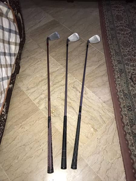 2 WEDGES AND 1 IRON FOR SALE 1