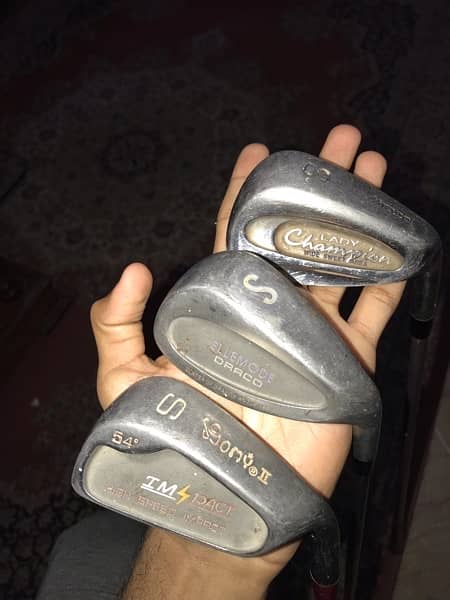 2 WEDGES AND 1 IRON FOR SALE 2