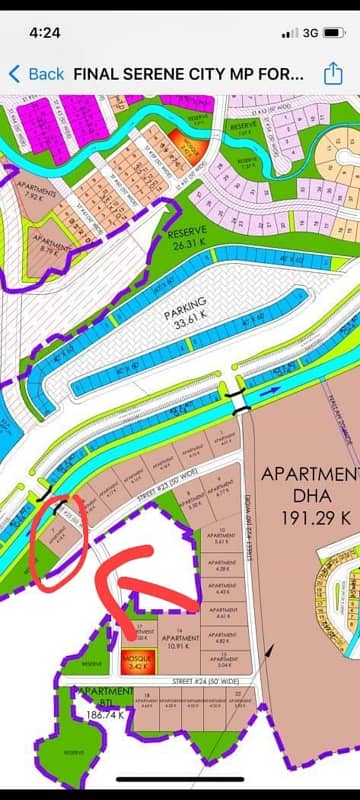 Commercial Plot For Sale in DHA 3 0