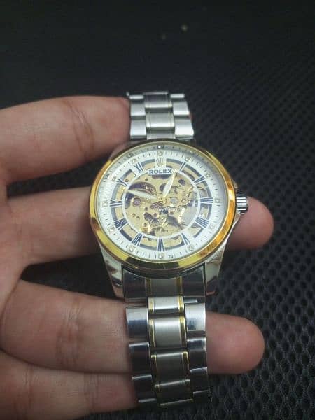 Automatic skeleton watch ( Rolex) 1