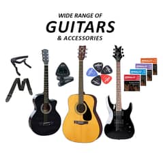 Yamaha Fender Taylor Acoustic Electric Guitars Violins & Ukuleles