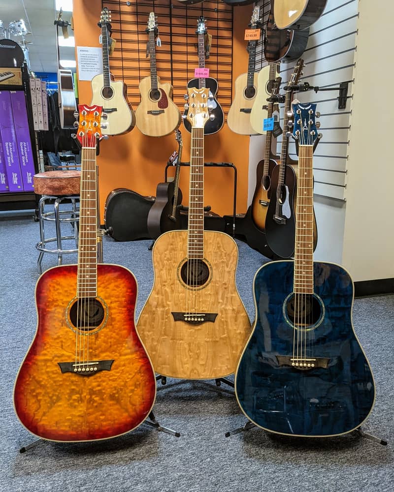 Yamaha Fender Taylor Acoustic Electric Guitars Violins & Ukuleles 1