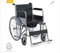 Commode wheel Chair foldable For sell Slightly used