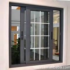 double glaze upvc window openable door 12mm glass partition touch