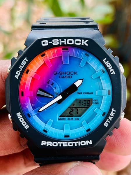 Casio G-Shock GA-2100SR-1A 2