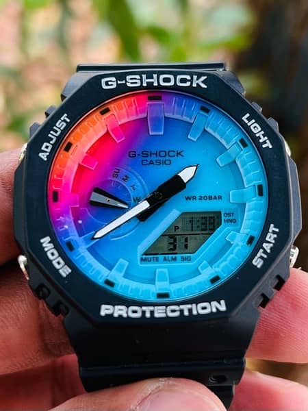 Casio G-Shock GA-2100SR-1A 3