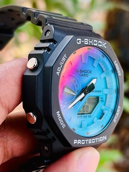 Casio G-Shock GA-2100SR-1A 4