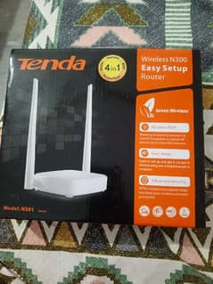 Tenda wireless N300 4 in 1 Easy setup router Model 301
